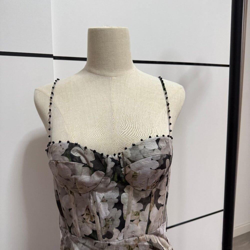 Zimmermann Balance linen and silk bustier dress - Picture 8 of 11